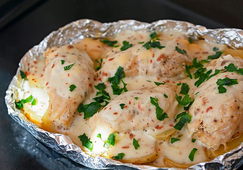 ВКУСВИЛЛ куриное филе запеченное с овощами, 210 г