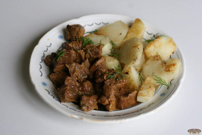 Картошка с мясом