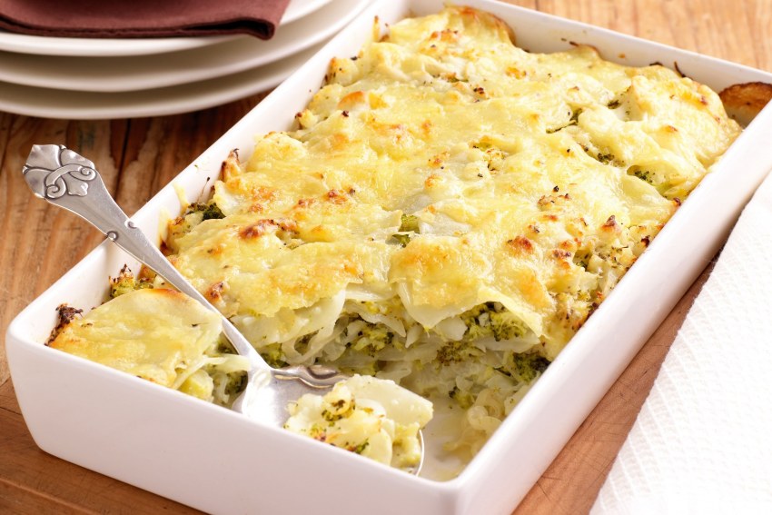 Овощная запеканка с кабачками