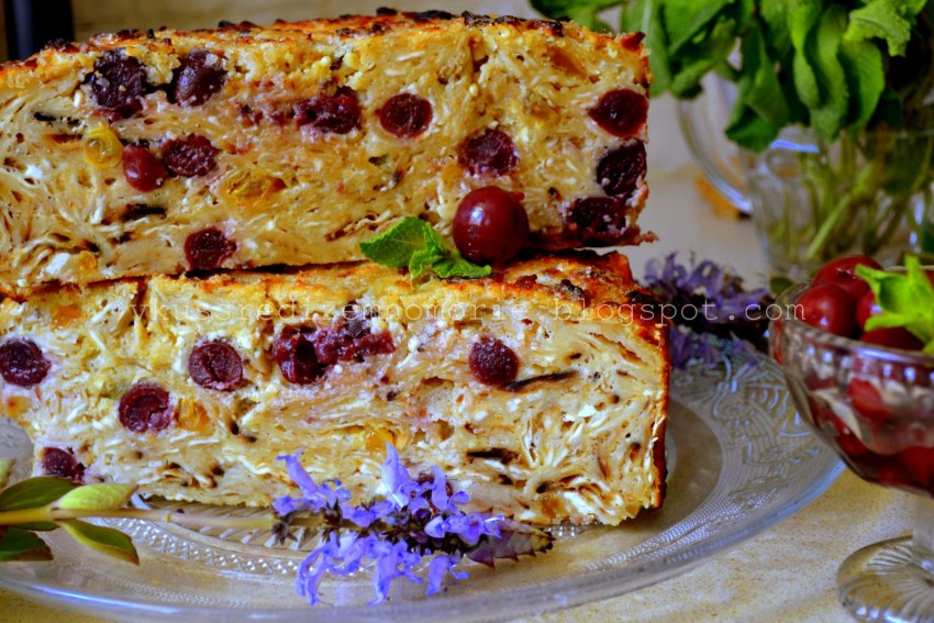Пирог с изюмом и орехами Дагестанский