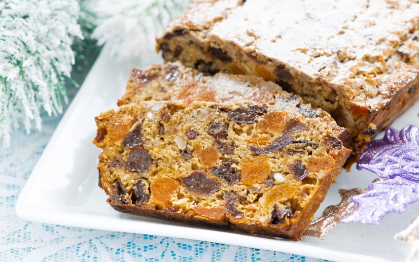 Кексы с курагой, изюмом и грецкими орехами