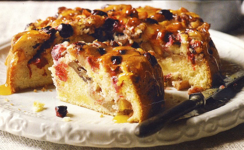 Яблочный пирог с орехами