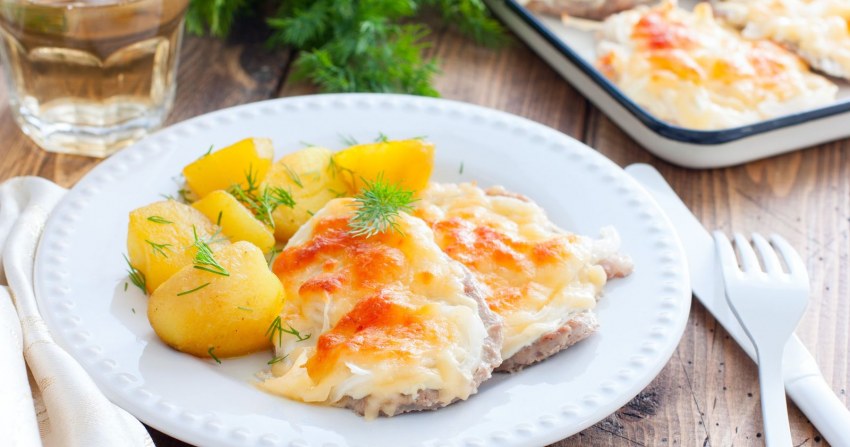 Куриные отбивные в кляре на сковороде