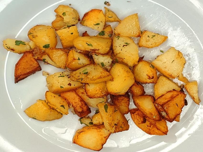 Стручковая фасоль с картошкой