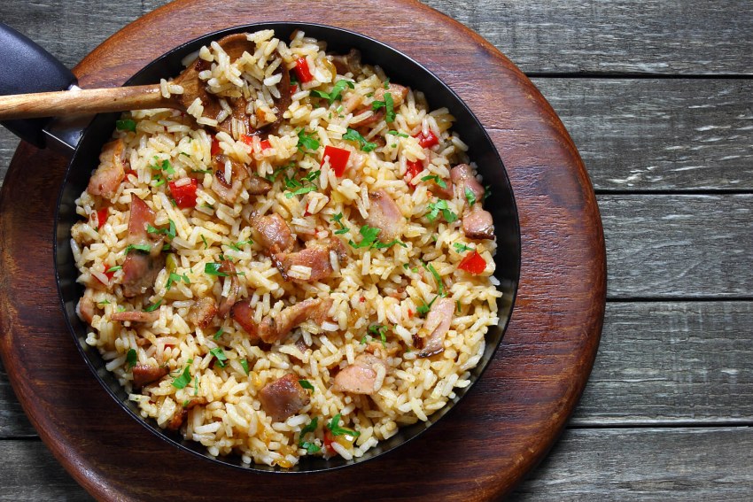 Свинина с рисом китайская кухня
