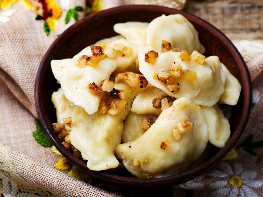 Вареники с капустой