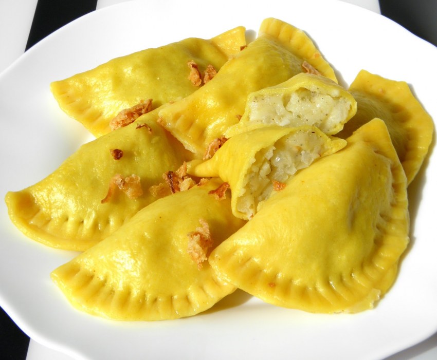 Галушки с морковкой