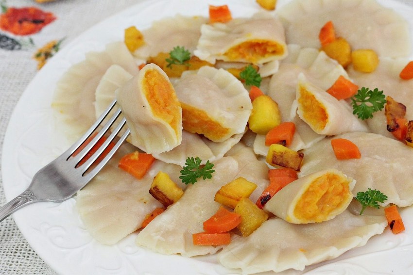 Пельмени с тыквой
