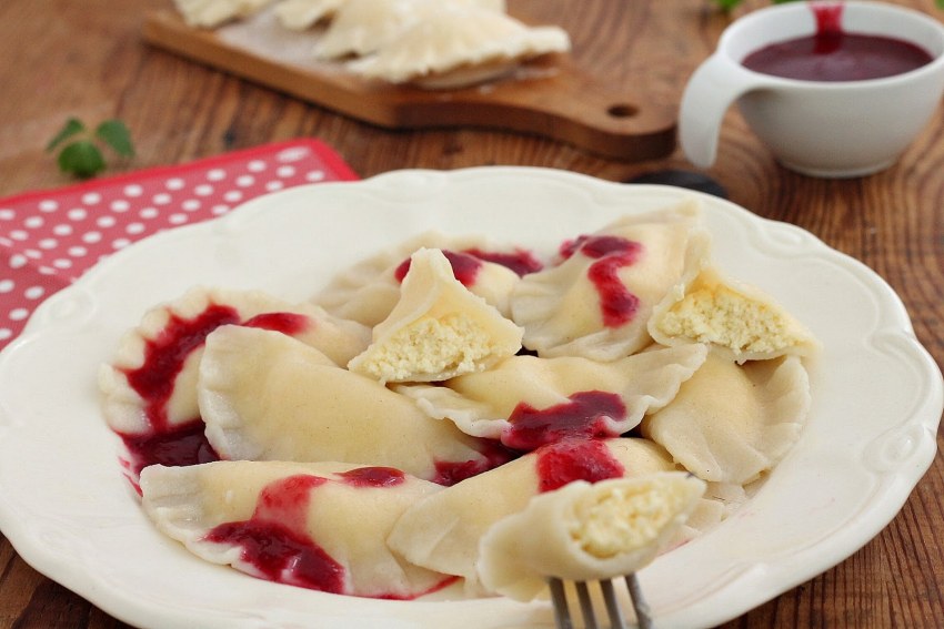 Жареные вареники с мясом