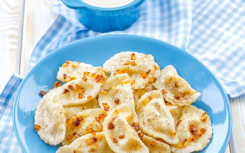 Вареники с мясом