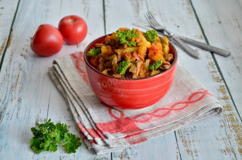 АЗУ без картошки с солеными огурцами
