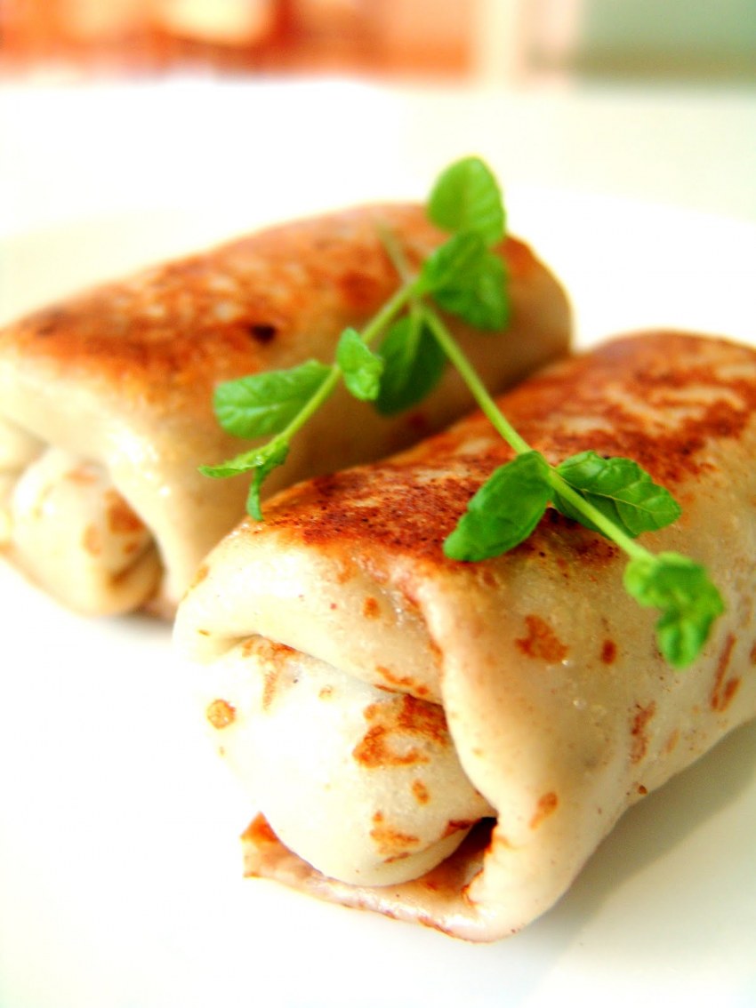 Фаршированные блинчики закусочные