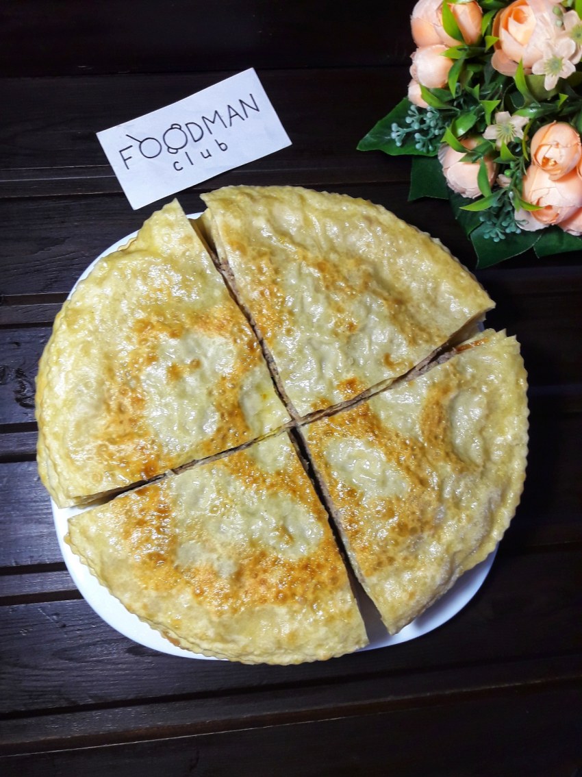 Лепешка с чесноком