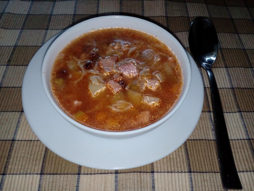 Минестроне с курицей