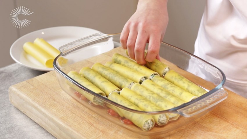 Каннеллони листами лазаньи