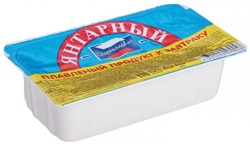 Сыр плавленый "Сыробогатовъ" "янтарь"