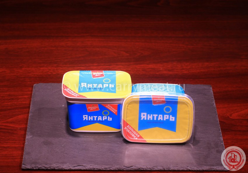 Сыр плавленный "янтарь" ванночка 55%