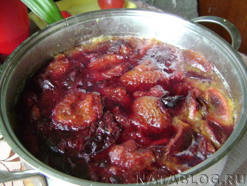 Сливовый соус к мясу на зиму