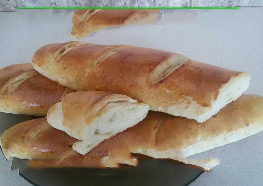 Картофельный багет с луком