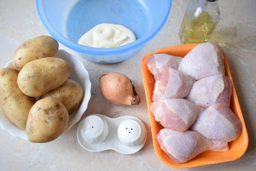 Блюда из курицы и картошки