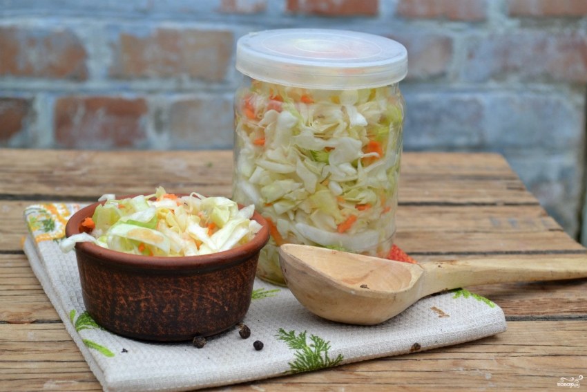 Кольраби квашеная