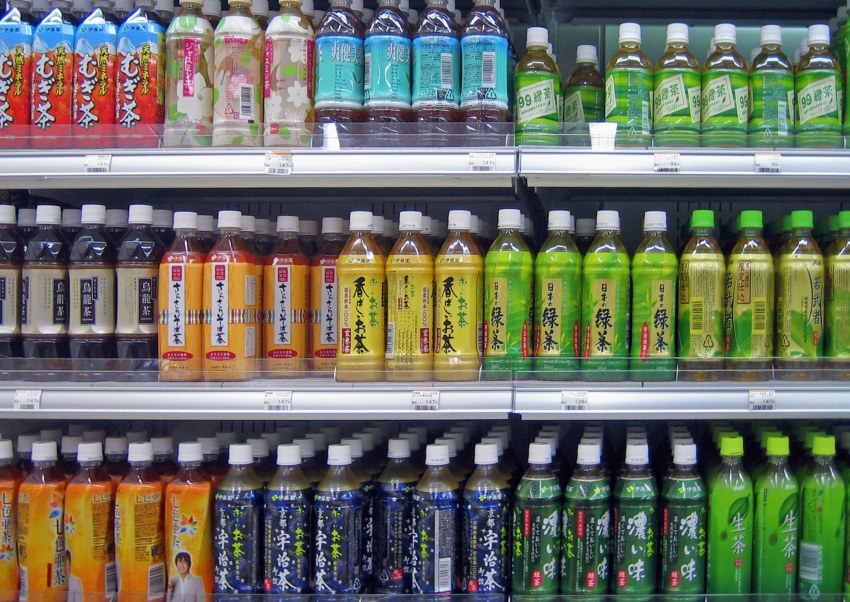 Напитки в магазине