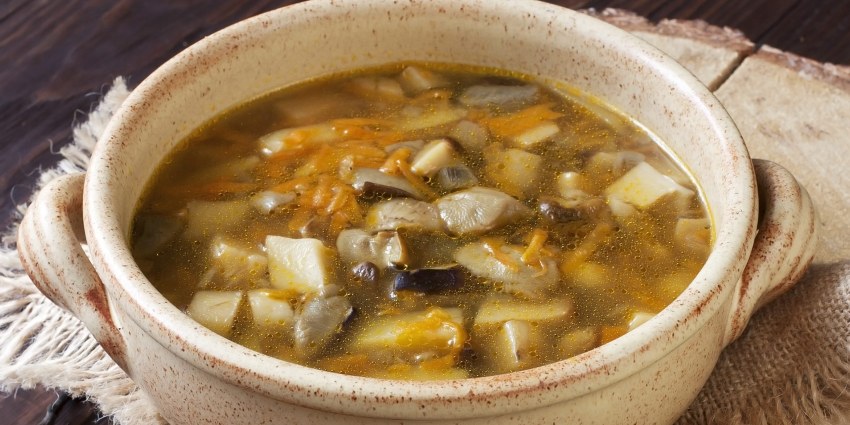 Рассольник с грибами