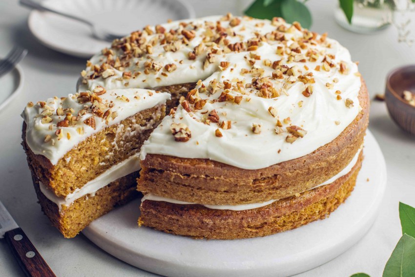Big Pumpkin Ice Cream Cake