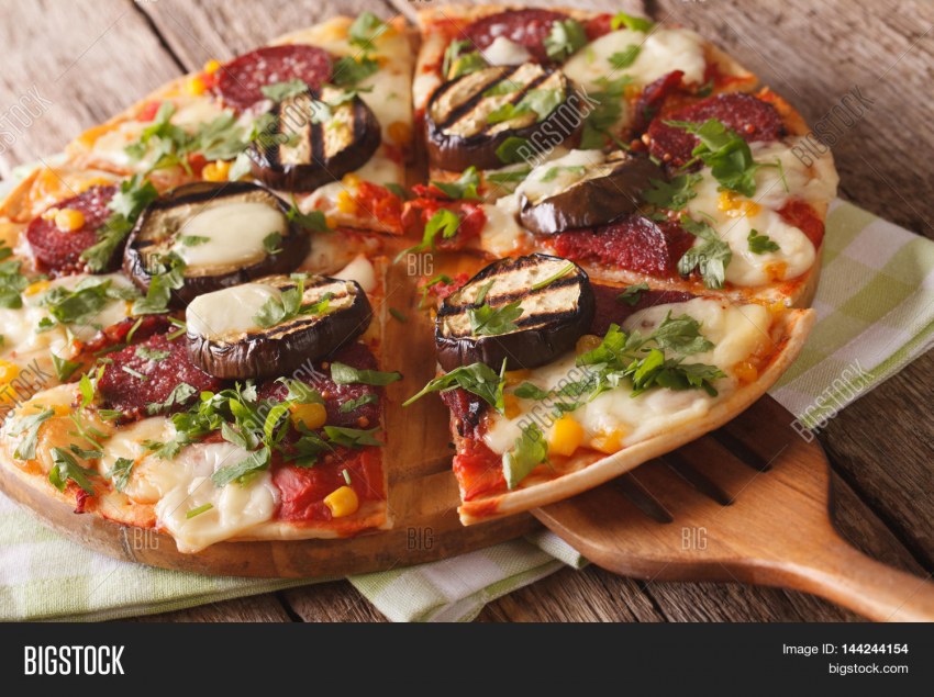 Eggplant pizza Recipe