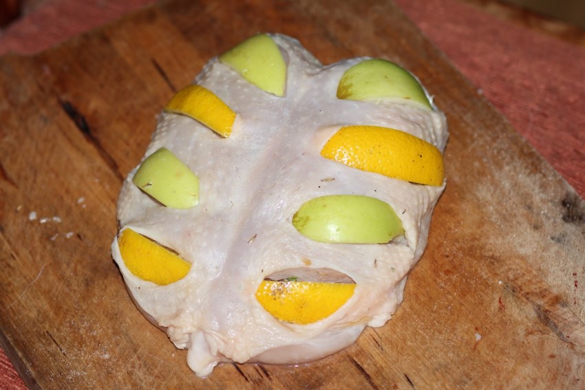 Куриная отбивная с картошкой