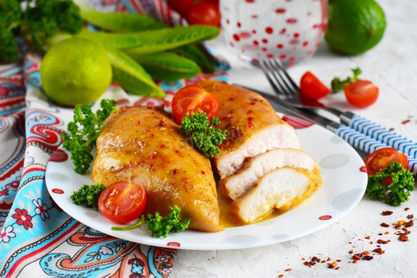 Куриная грудка с картофелем