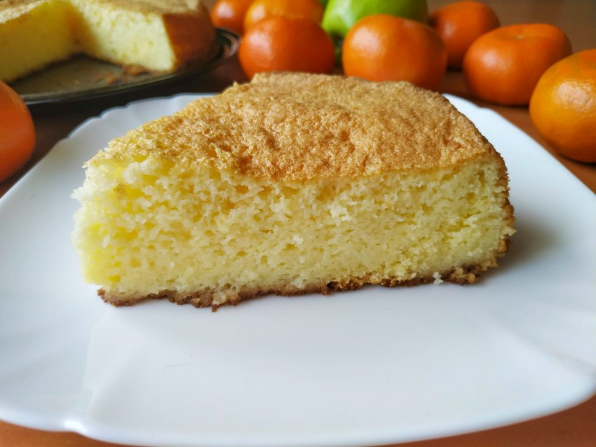 Бисквит из манки