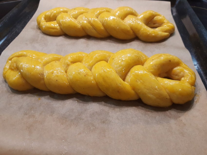Постный апельсиновый кекс