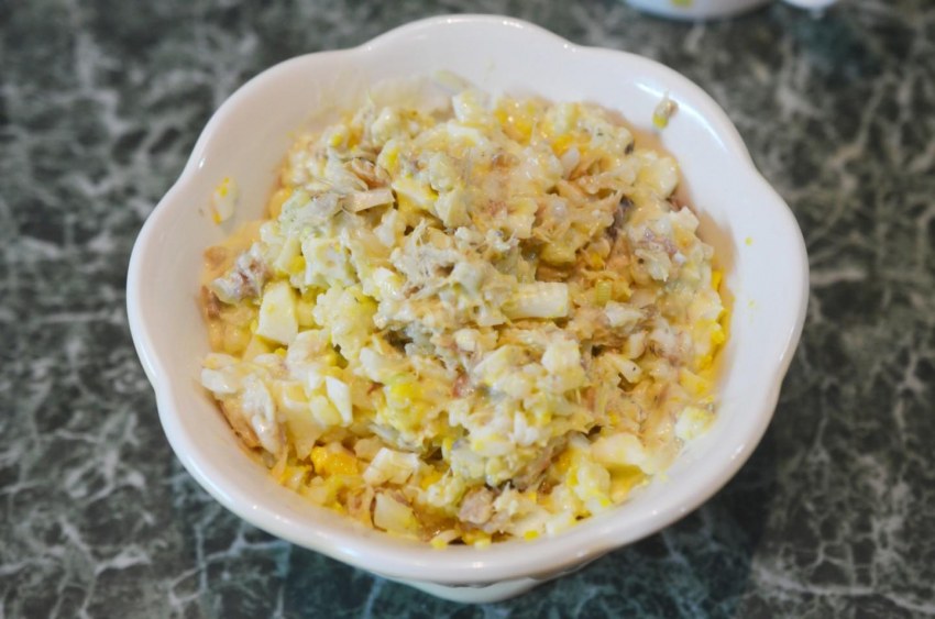 Салат Дамский каприз классический