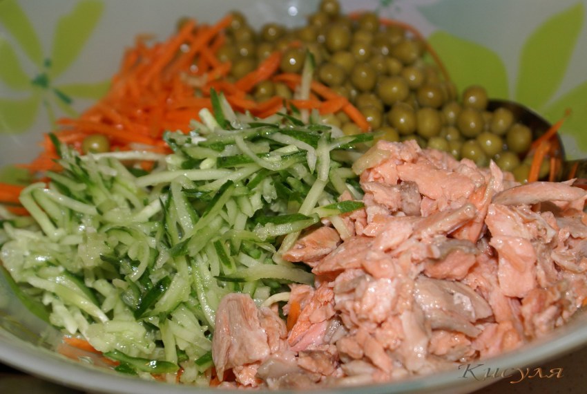 Вкусные слоеные салаты