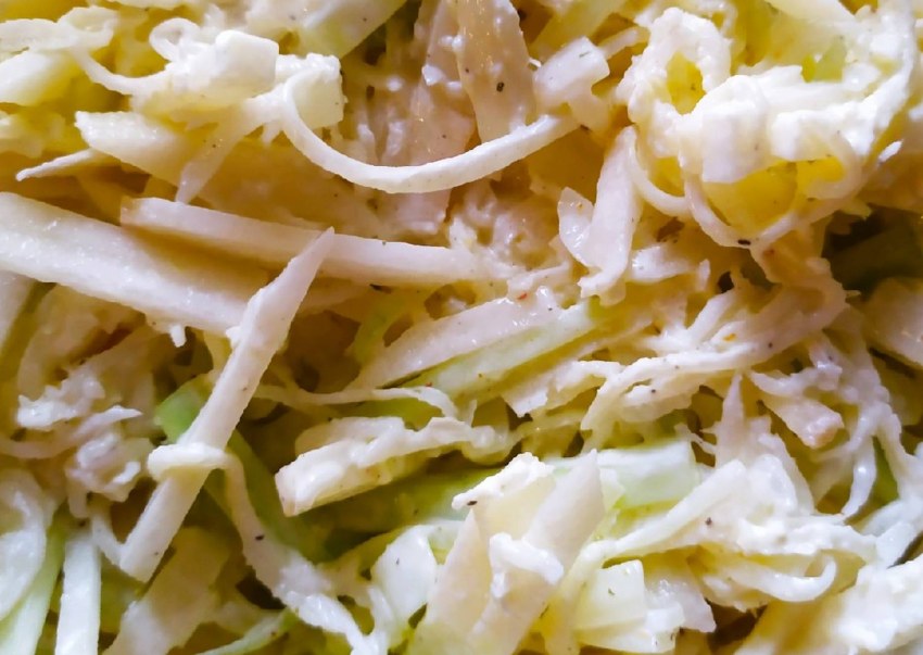 Салат с редькой дайкон