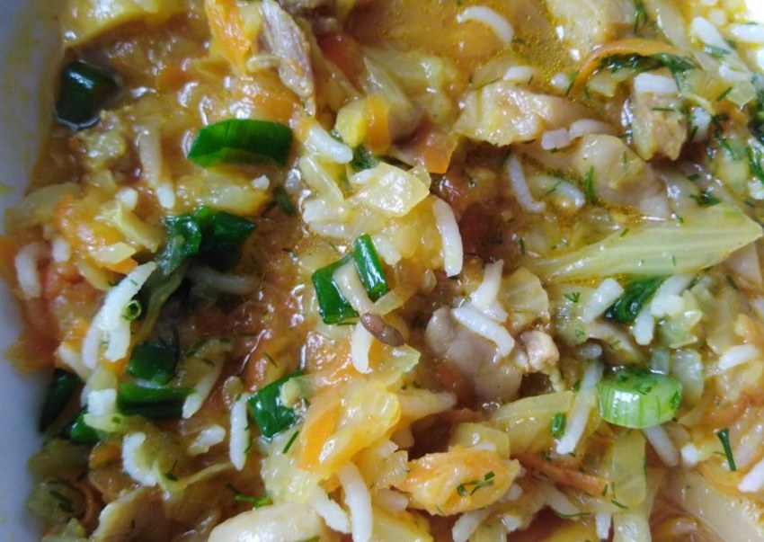 Солянка с квашеной капустой