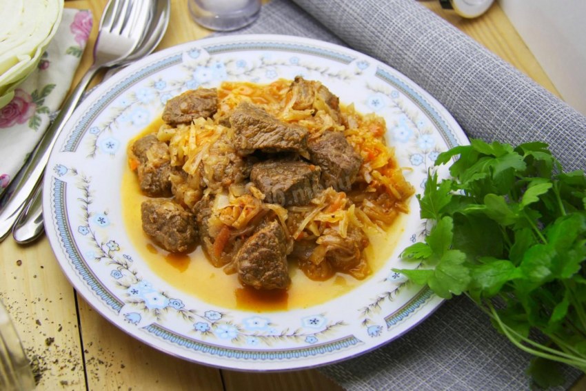 Гарнир к тушеной капусте с мясом