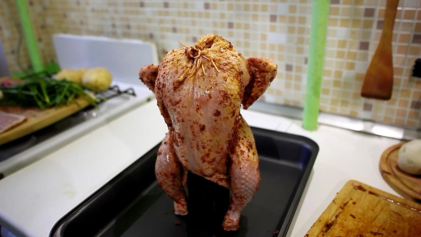 Сочная курица в духовке