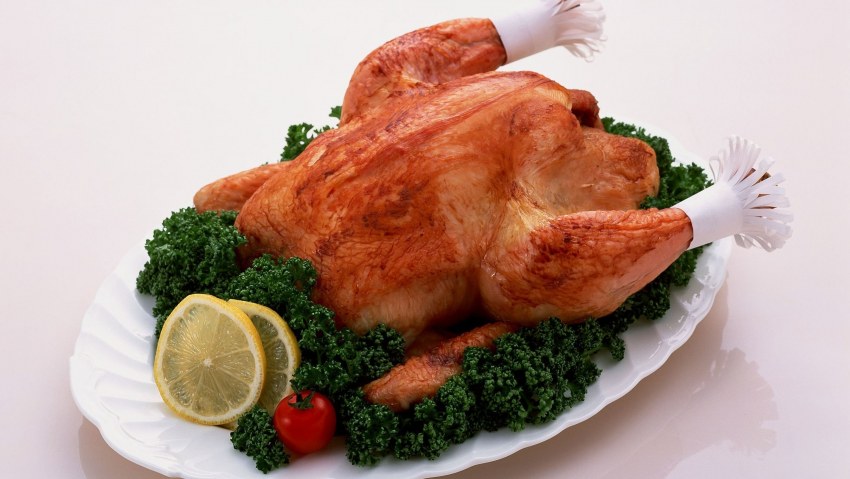 Пиво и курица гриль