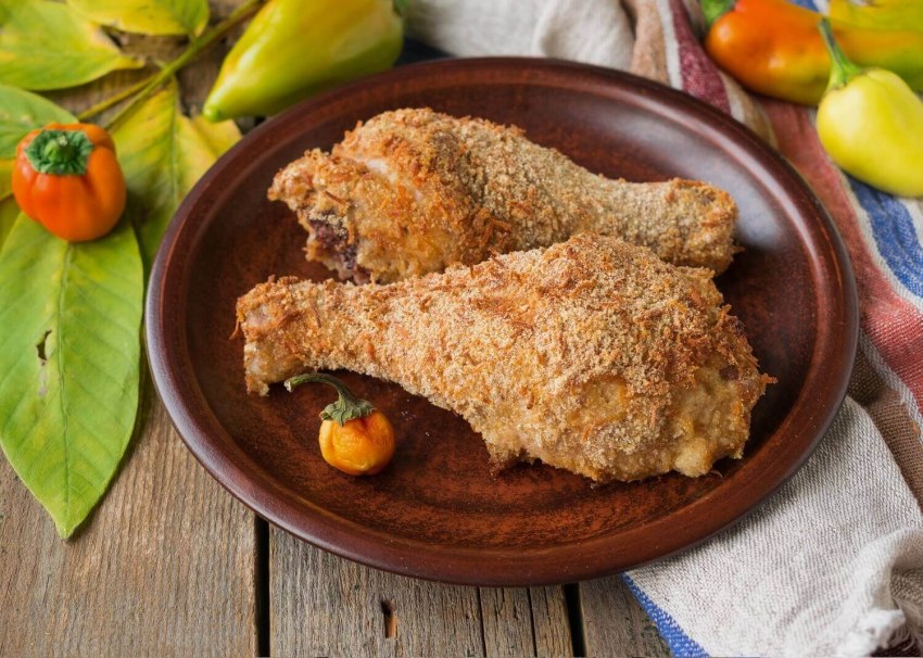Голень куриная в духовке с хрустящей корочкой