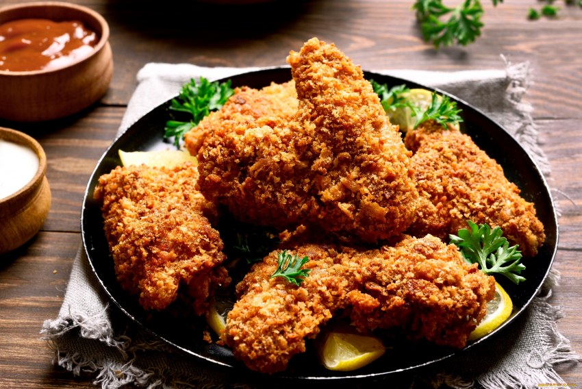 Куриная отбивная в панировке