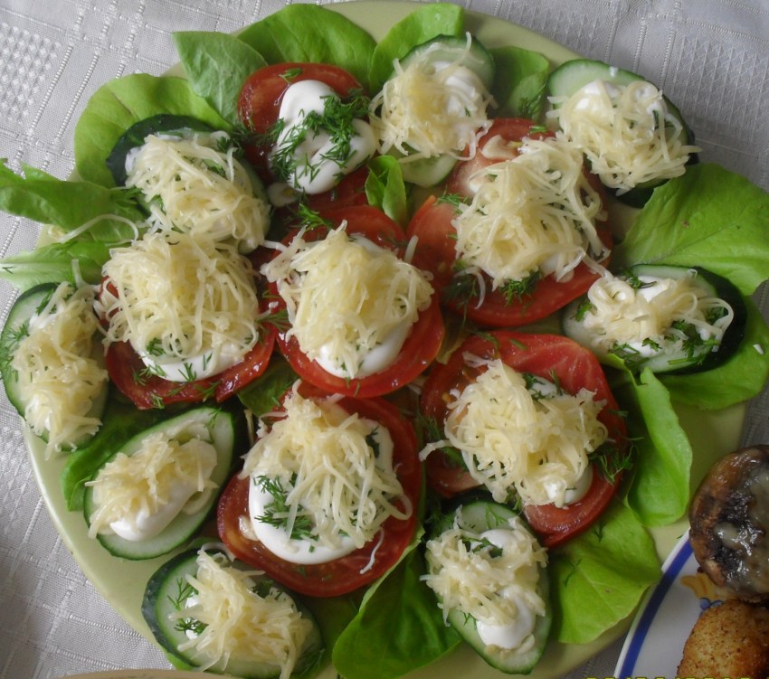 Закуски из овощей