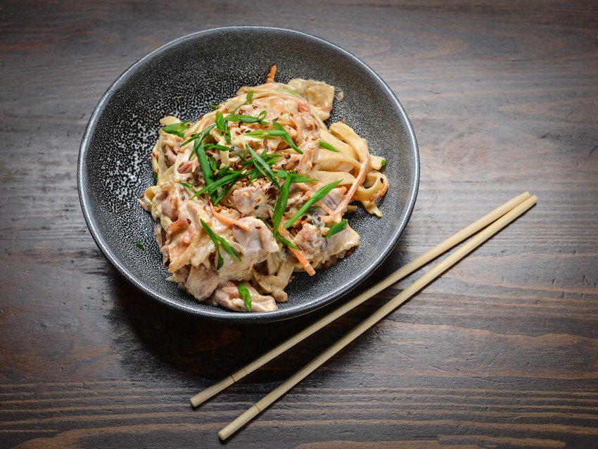 Лапша Udon с курицей