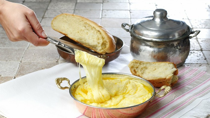 Куймак турецкий на сковородке