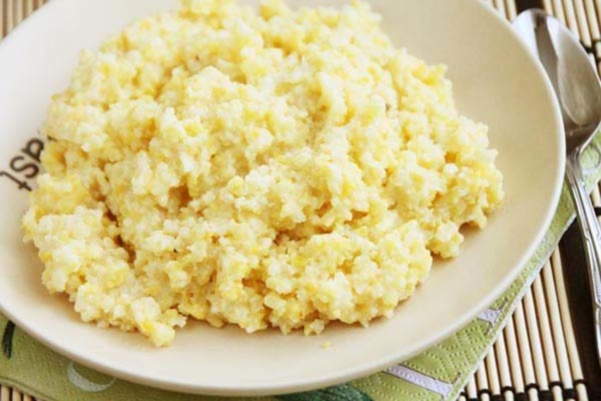 Вкусная пшённая каша на молоке и воде