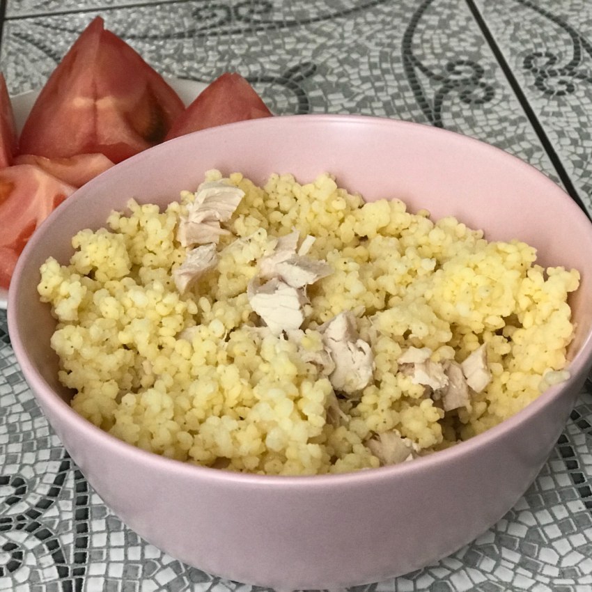 Рис с яйцом и луком