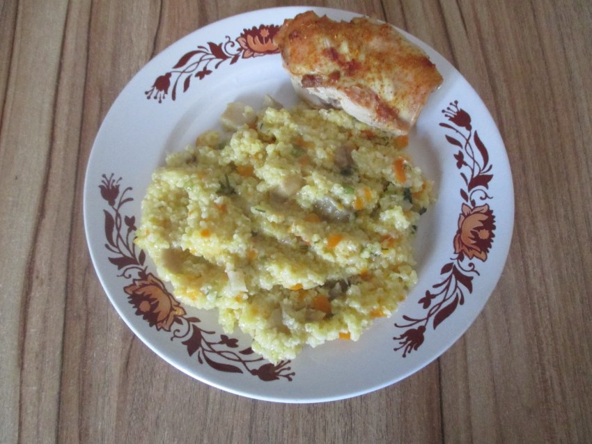 Гречка с яйцом