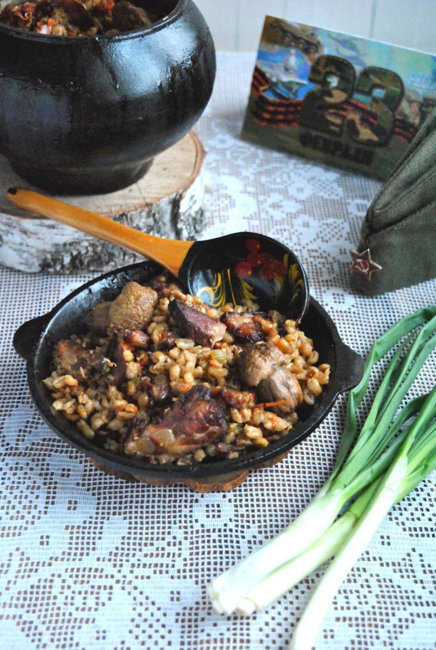 Перловая каша по купечески