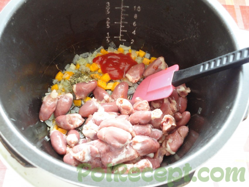 Как приготовить сердечки куриные вкусно в мультиварке
